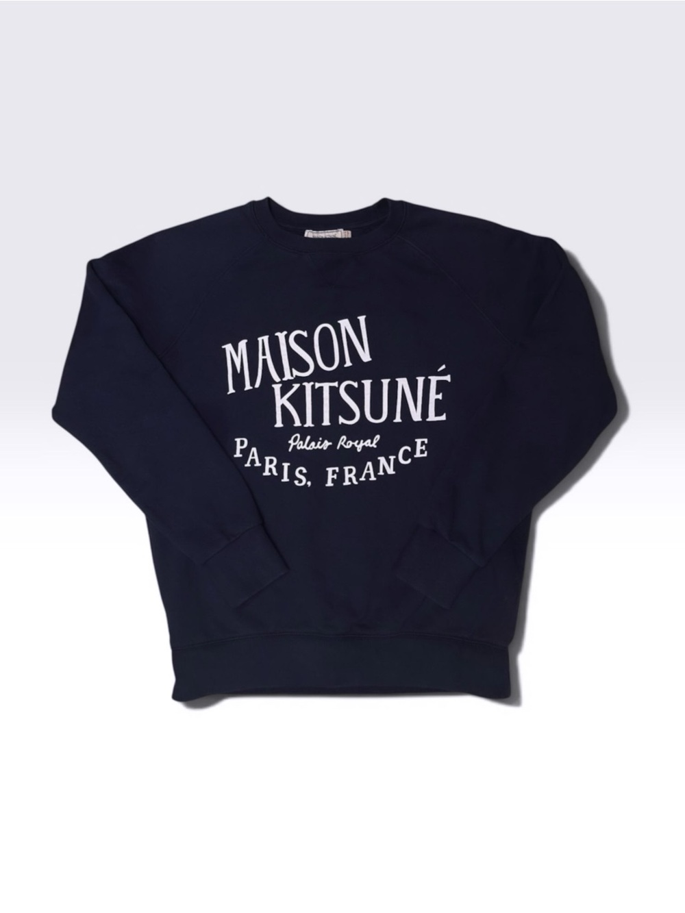 Maison Kitsuné Palais Royal Sweatshirt Logo-Print Long-Sleeve XS Unisex